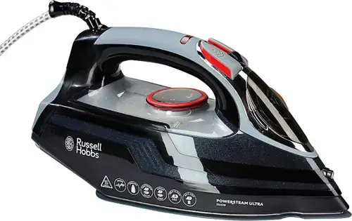 Fier de calcat Russell Hobbs Power Steam Ultra 20630-56, Talpa Ceramica, 3100W, 0.35l (Negru)