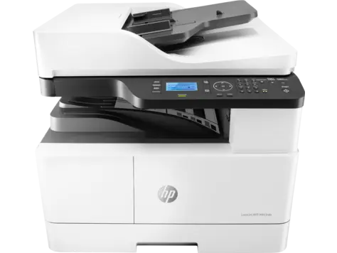 Multifunctionala HP LaserJet M443nda, Laser, Monocrom, A3, Retea, Duplex (Alb)