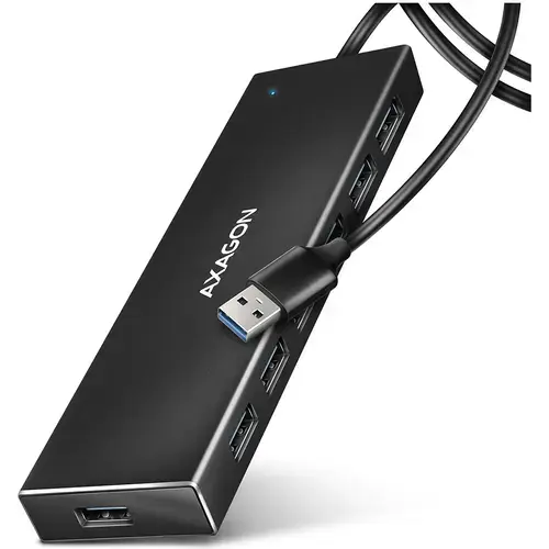 Hub USB AXAGON HUE-F7A, Cablu USB-A