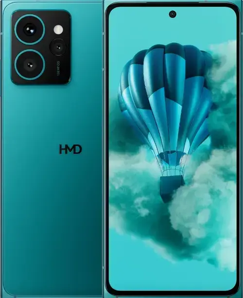 Telefon Mobil HMD Skyline, Procesor Qualcomm SM7435-AB Snapdragon 7s Gen 2, P-OLED Capacitive touchscreen 6.55inch, 12GB RAM, 256GB Flash, Camera Tripla 108+50+13MP, Wi-Fi, 5G, Dual SIM, Android (Albastru)