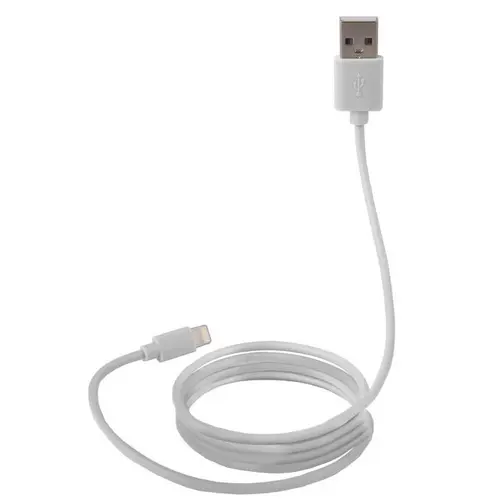 Cablu de date/incarcare tip Lightning Canyon, MFI, ultra compact, 1m, Alb