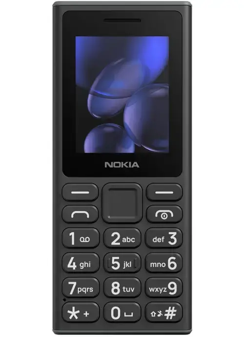 Telefon mobil Nokia 105 (2024), Dual Sim (Negru)