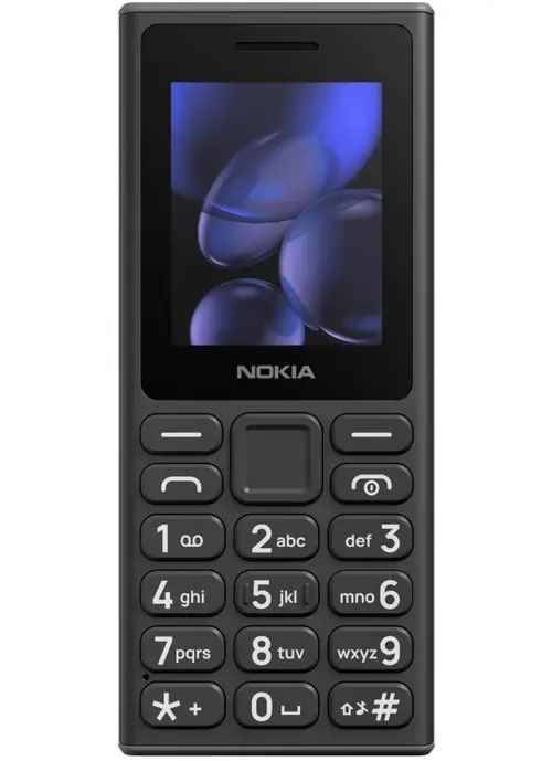 Telefon mobil Nokia 105 (2024), Dual Sim (Negru)