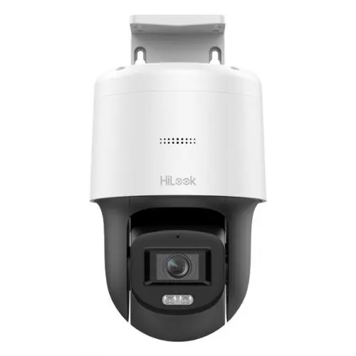 Camera supraveghere exterior IP PTZ Hikvision Hilook, ColorVu, 2MP Full HD, LED alb 30m, Audio, PoE, IP66 - PTZ-N2C200C-DE(F0)