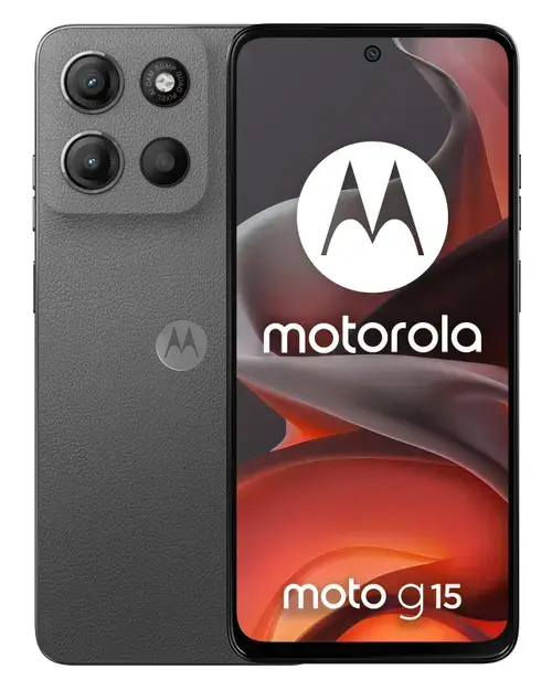 Telefon Mobil Motorola Moto G15, Procesor Mediatek Helio G81 Extreme Octa Core, IPS LCD Capacitive touchscreen 6.72inch, 4GB RAM, 128GB Flash, Camera Duala 50+5MP, Wi-Fi, 4G, Dual Sim, Android (Gri)