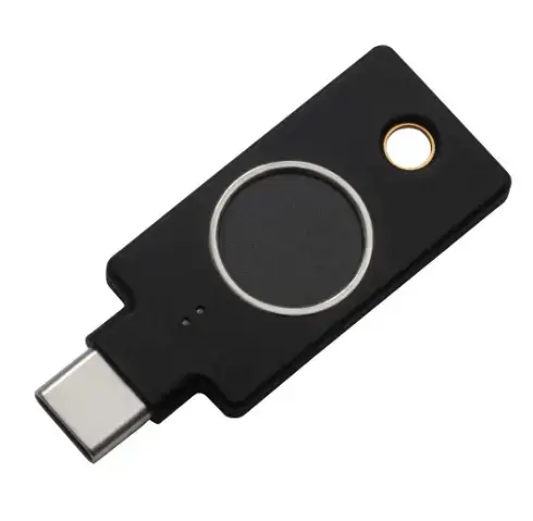 Dispozitiv criptografic securizat tip token, Yubico YubiKey C BIO, FIDO Edition