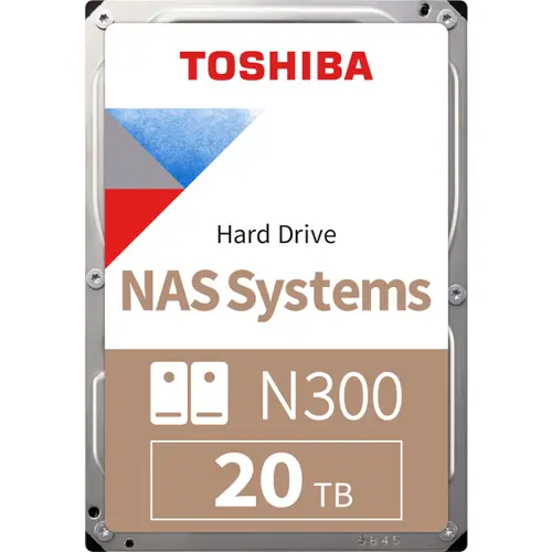 HDD Toshiba N300 20TB SATA-III 7200 RPM 512MB