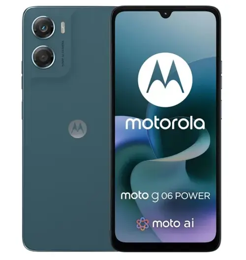 Telefon Mobil Motorola Moto G06 Power, Procesor Mediatek Helio G81 Ultra Octa-Core, IPS LCD Touchscreen 6.88inch, 4GB RAM, 256GB Flash, Camera 50 MP, Wi-Fi, 4G, Dual Sim, Android (Albastru)