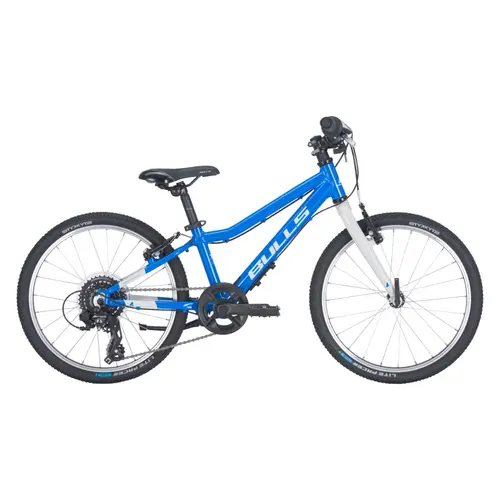 Bicicleta Copii Bulls Tokee Lite 20, roti 20 Inch, 8 viteze, sistem de franare V-Brak, Albastru