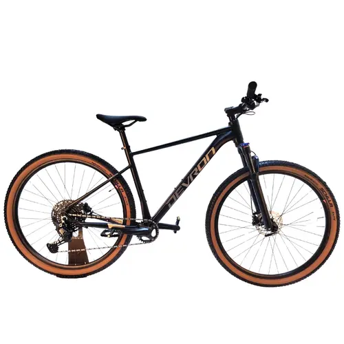 Bicicleta MTB Devron Tsunami, roti 29 inch, cadru aluminiu 570mm XL, 10 Viteze, Negru