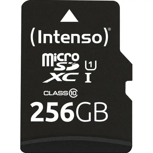Card de memorie Intenso Performance, microSDXC, 256GB, UHS-I U1