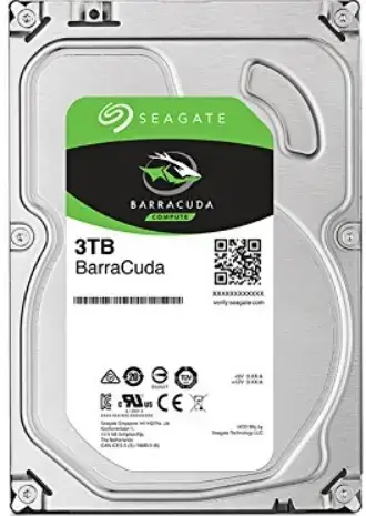 HDD Desktop Seagate BarraCuda, 3TB, SATA III 600, 5400RPM, 256 MB