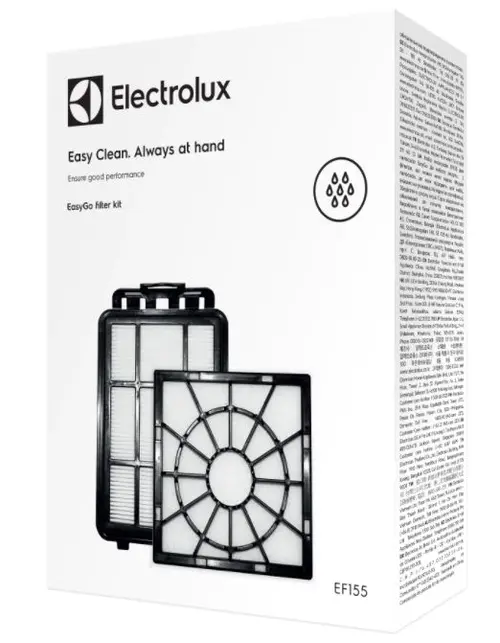 Set 3 filtre Electrolux EF155 pentru Aspirator cu sac Electrolux Gama EasyGo