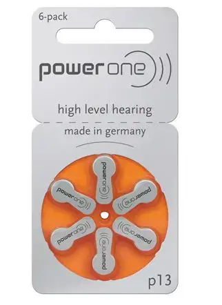 Set 6 baterii auditive VARTA POWER ONE VARTA P13 BL
