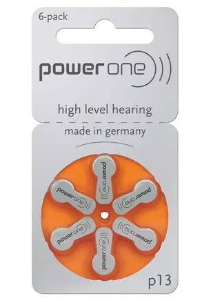 Set 6 baterii auditive VARTA POWER ONE VARTA P13 BL