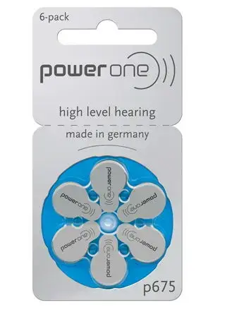 Set 6 baterii auditive VARTAPOWER ONE VARTA P675