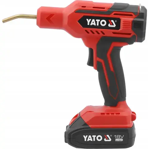 Aparat de sudura pentru plastic Yato YT-824482, 18V, 2Ah, 60W, set cu accesorii, mobil, 0.38kg
