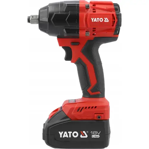 Maina de insurubat cu impact fara perii Yato YT-8277935, 18V 850Nm, 2 acumulatori Li-Ion 4Ah, compacta, pentru atelier si constructii
