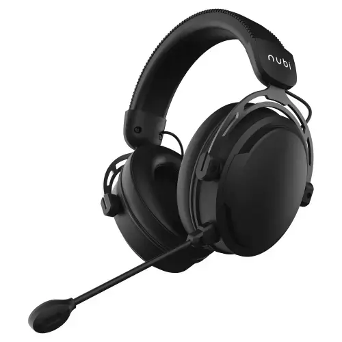 Casti Gaming Wireless Nubi NH1 Pro, Wired, Wireless 2.4 GHz, Bluetooth, Microfon, Negru