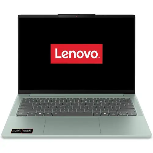 Laptop Lenovo IdeaPad Slim 5 14AGP11 (Procesor AMD Ryzen™ Al 5 430 (8M Cache, up to 4.5 GHz), 14inch WUXGA OLED, 16GB DDR5, 1TB SSD, AMD Radeon™ 840M Graphics, Verde)
