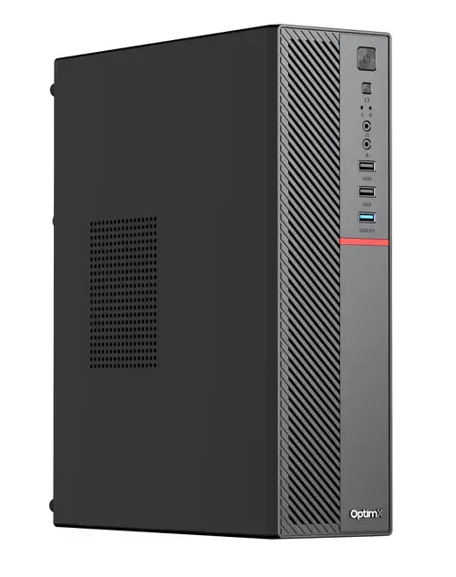 Calculator Sistem PC Desktop Office OptimX T5 SFF cu procesor Intel Core i3-10100, 16GB DDR4, 512GB SSD, Win11 Pro