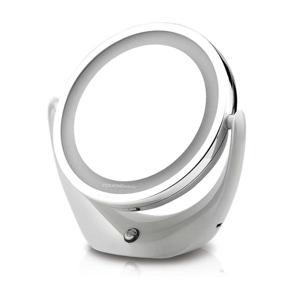Oglinda LED cu acumulator TOUCHBeauty LED Mirror dubla 1X/5X