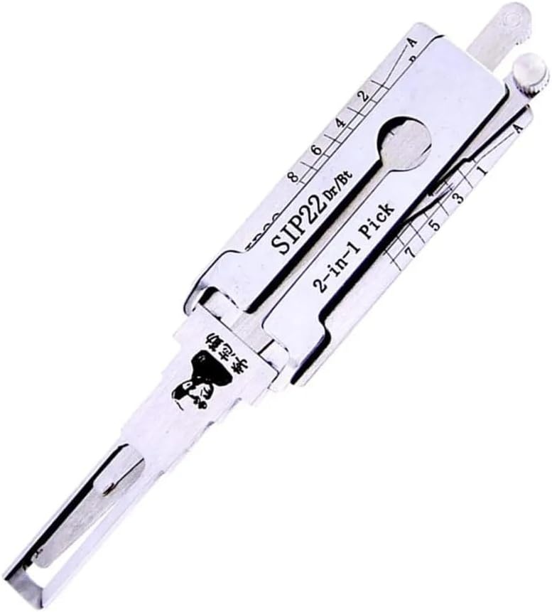Decodor Unealta Auto Lishi Original SIP22 2-in-1 pentru Chei Fiat 500, Alfa Romeo, Iveco, Jeep, Dodge – Usi si Portbagaj