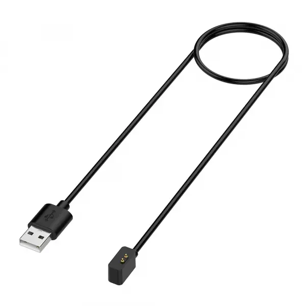 Cablu Incarcare Techsuit TXC2 pentru Xiaomi Smart Band 7 Pro / Redmi Watch 2 / Watch 2 Lite, USB-A, Negru