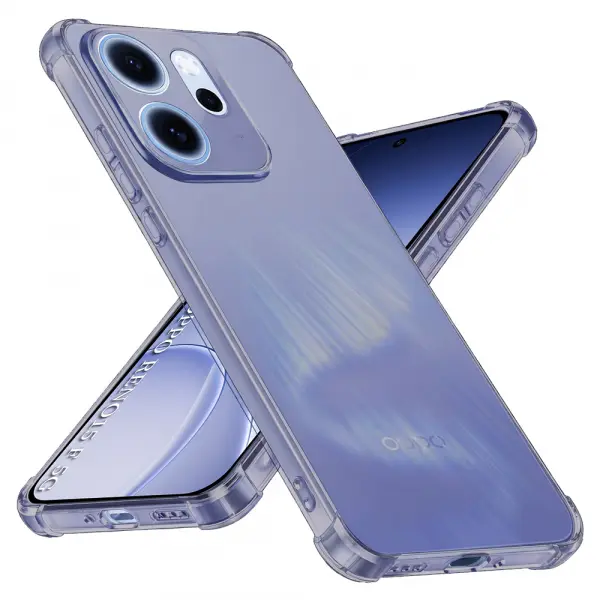 Husa pentru Oppo Reno15 FS / Reno15 F, Techsuit, Shockproof Clear, Fumurie