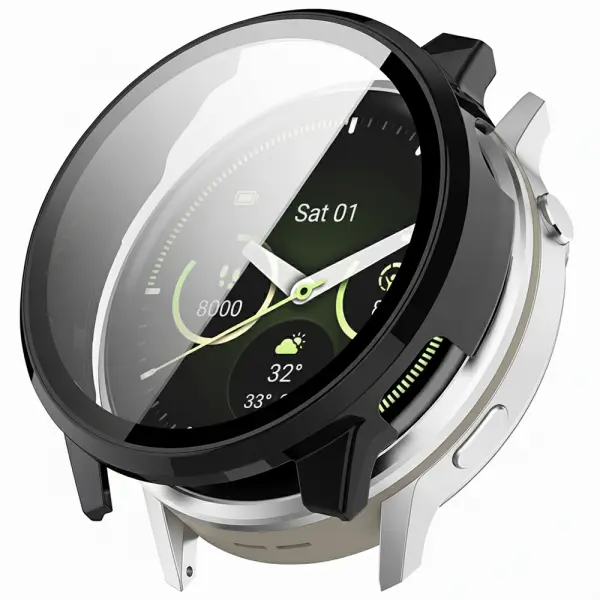 Husa Techsuit Defense360 Pro pentru Garmin Venu 4 45mm, Neagra