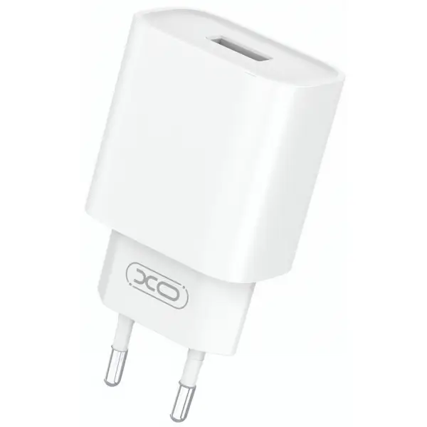 Incarcator Retea XO Design CE02D, 18W, 3A, 1 x USB-A, Alb