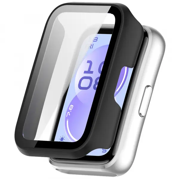 Husa Techsuit Defense360 Pro pentru Huawei Band 11, Neagra