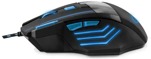 Mouse ESPERANZA Wolf (Negru/Albastru)