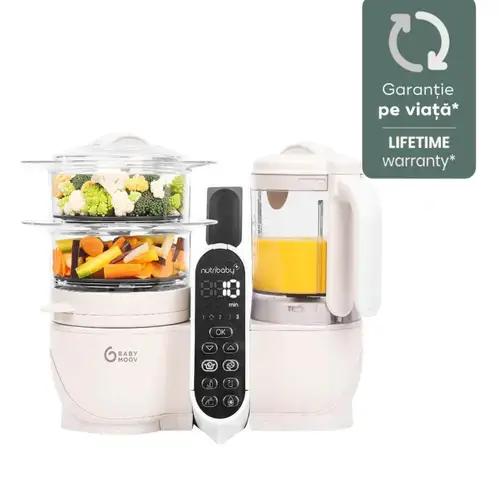 Robot multifunctional Babymoov 5 in 1 Nutribaby+ (Bej)