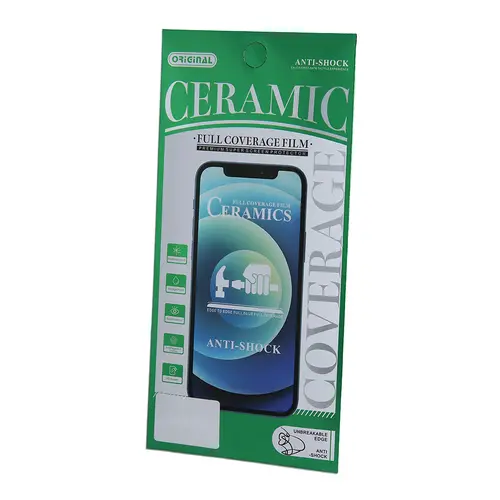 Folie de protectie Ecran OEM Ceramic pentru Samsung Galaxy A05s A057, Sticla Securizata, Full Glue, 9D