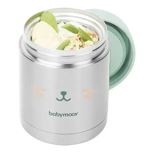 Recipient pentru mancare Babymoov A004502, Otel inoxidabil (Multicolor)