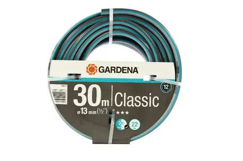 Furtun clasic Gardena 18009-20, 13 mm, 1/2inch, 30 m (Albastru/Gri)