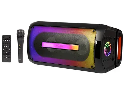 Boxa portabila Blow CityLIGHT, 160 W, Bluetooth, Telecomanda, Microfon, USB-C (Negru)