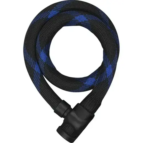 Antifurt Abus Steel-O-Flex 7200/110 plus RBU (Negru/Albastru)