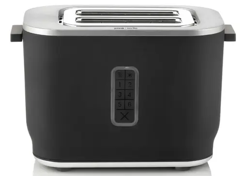 Prajitor de paine Gorenje T800ORAB, 800 W, 2 felii (Negru/Argintiu)
