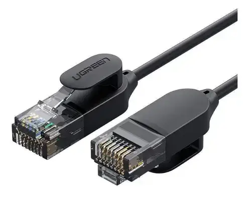 Cablu Retea UGREEN NW122, UTP, Cat6A, 10m, Negru