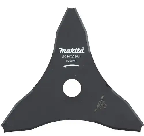 Cutit pentru motocoasa Makita D-66020, 230x25.4 mm, 3 dinti, DUR190L, DUR190U, DUR368A, DUR368L, DUR369A, UR101C