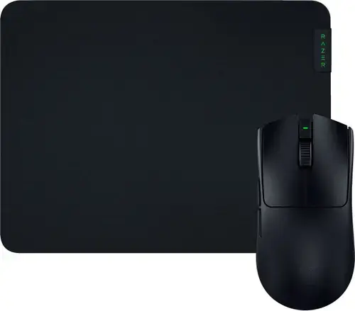 Mouse Gaming Wireless Razer Viper V3 Pro + MousePad Gigantus M Hero Bundle, 35000 DPI, 6 butoane programabile (Negru)