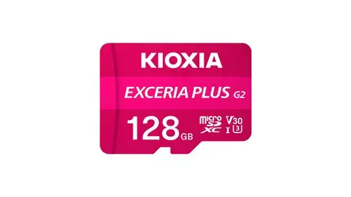 Card de memorie Kioxia Exceria Plus, microSDXC, 128GB, UHS-I U3