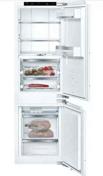 Combina frigorifica incorporabila Bosch KIF86PFE0, 223 L, NoFrost, Clasa E, H 177.2 cm (Alb)