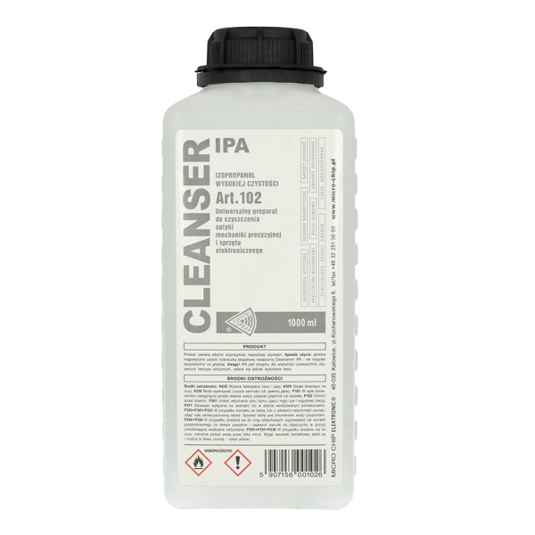 Alcool Izopropilic Elektronic Spray IPA99, 1l ART.102