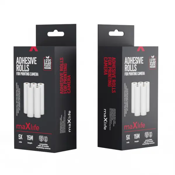 Hartie Foto MaXlife, pentru Camera Foto cu Imprimanta MXPC-100, Set 5 bucati
