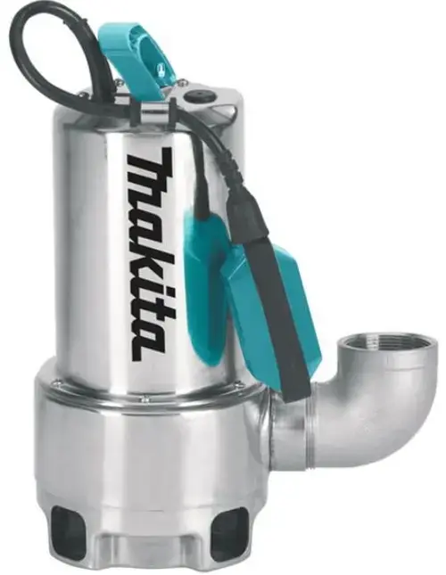 Pompa apa murdara Makita PF1110, 1100 W, 15000 l/h debit apa, 10 m inaltime refulare, 10 m cablu alimentare