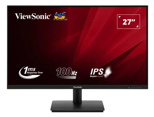 Monitor IPS LED ViewSonic 27inch VA270-H, Full HD (1920 x 1080), VGA, HDMI, 100 Hz, 1 ms (Negru)