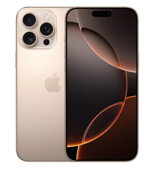 Telefon Mobil Apple iPhone 16 Pro Max, LTPO Super Retina XDR OLED 6.9inch, 256GB Flash, Camera Tripla 48 + 12 + 48 MP, Wi-Fi, 5G, iOS (Auriu)